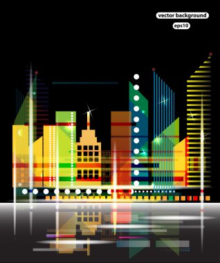 City Landscape vector clipart