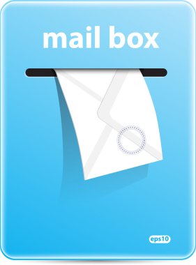 Mail box vector format clipart