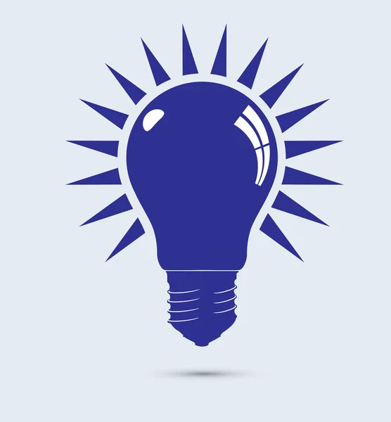 Format vectoriel ampoules bleu clair — Image vectorielle