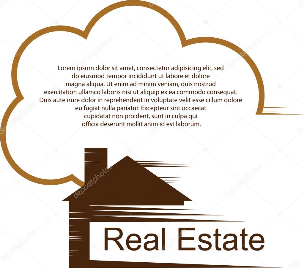 Real estate vector house