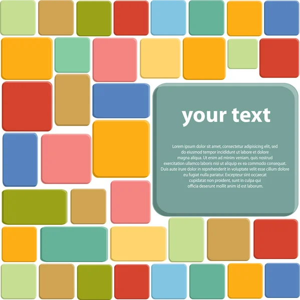 Azulejos abstracto textura vector fondo para el texto — Vector de stock
