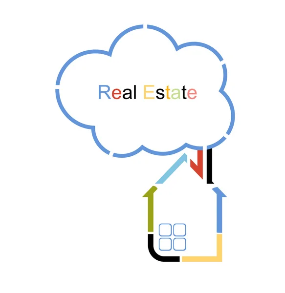 Realitní dům — Stockový vektor