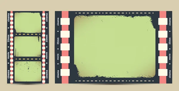 Film tape. bioscoop vector achtergrond — Stockvector