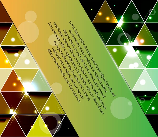 Dreieck abstrakter Vektorhintergrund — Stockvektor