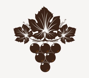 Wine icon vector clipart