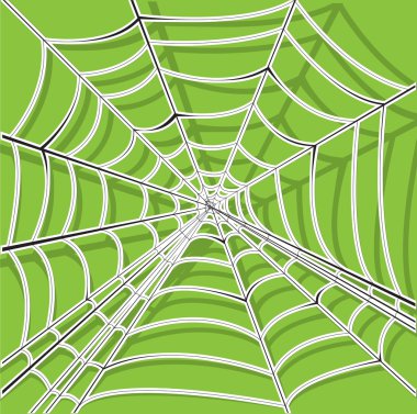 Spider net vector background clipart