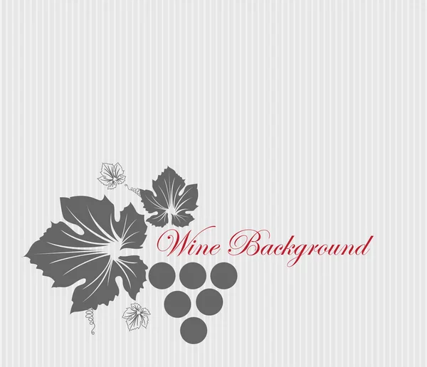 Wine card background vector — Stock Vector