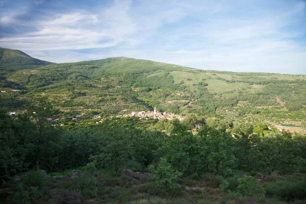 Spaans dorp landschap — Stockfoto