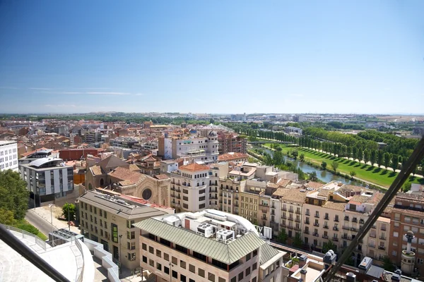 Vista de la ciudad de Lleida — Foto de Stock