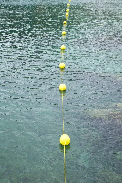 Yellow buoys — Stock Photo, Image