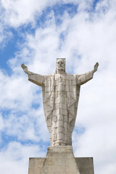 Пам'ятник Пресвятого Серця Ісуса — стокове фото