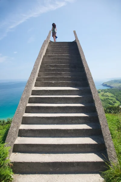 Steintreppe zum Himmel — Stockfoto