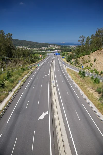 Highway to Vigo city — Stock Photo, Image