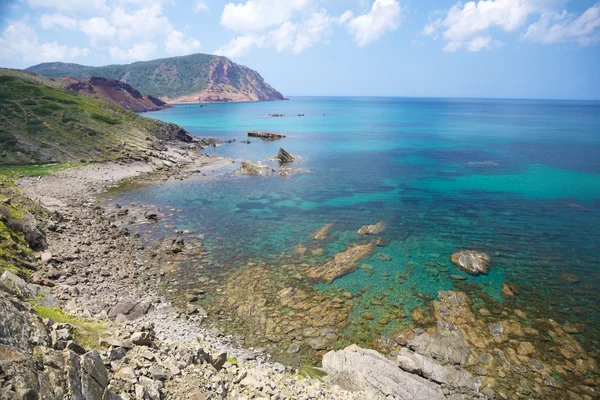Rock seaside at Menorca — Stock Photo, Image