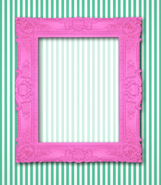 Decoratieve roze frame — Stockfoto