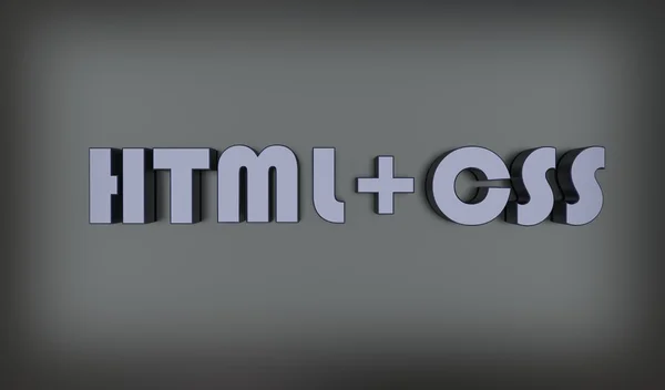 HTML css — стоковое фото