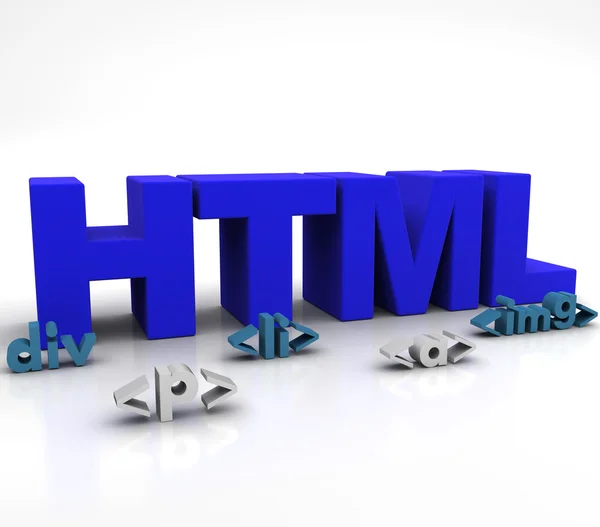 Html язык — Stock Photo, Image