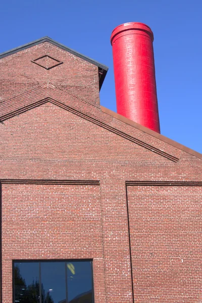 Red chimney. — Stock Photo, Image