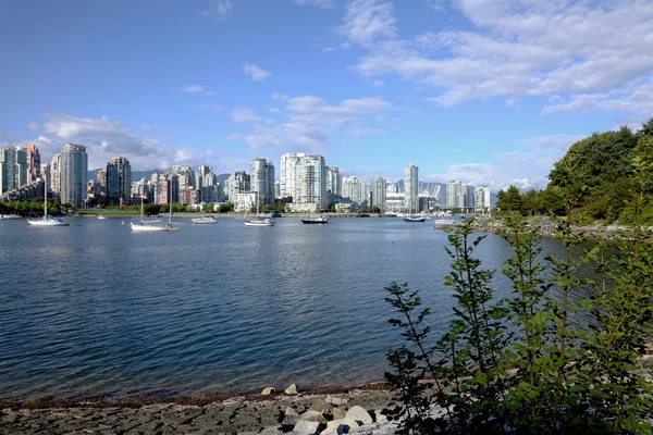 South Vancouver BC Canada and False Creek bay. — Stock Photo, Image