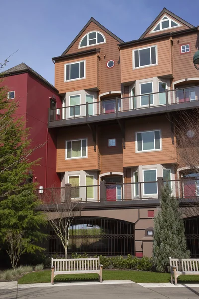 Modern condominiums, Portland OR. — Stock Photo, Image