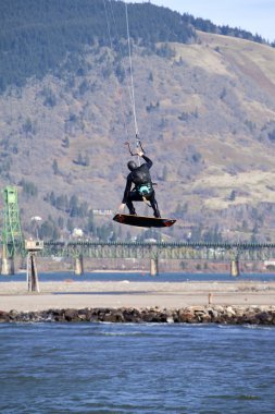 Riding hood river, Rüzgar Rüzgar sörfçü veya.