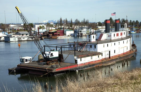 Старое вспомогательное судно, Portland OR . — стоковое фото