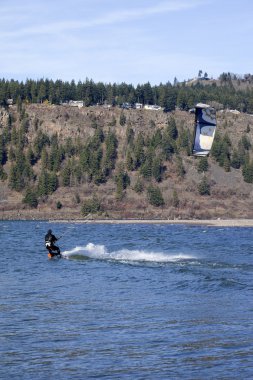 Riding hood river, Rüzgar Rüzgar sörfçü veya.