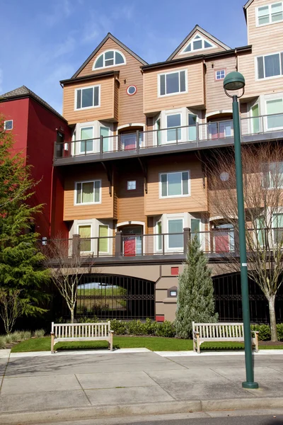Modern condominiums, Portland OR. — Stock Photo, Image