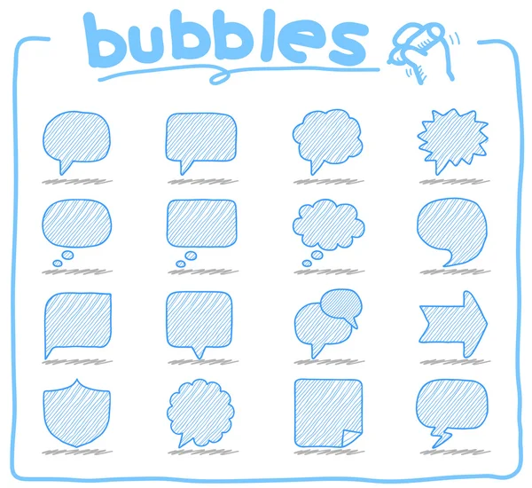 Discours et bulles de pensée — Image vectorielle