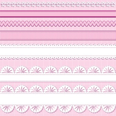 Ribbons And Lace clipart