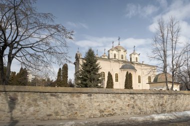 Barboi orthodox church from Iasi, Romania clipart