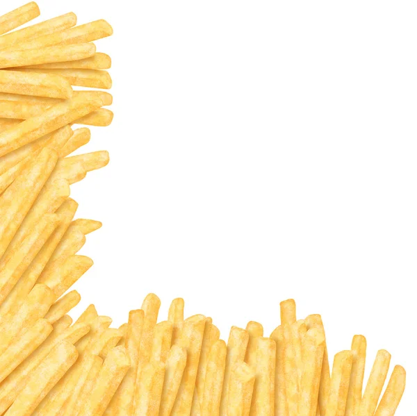 French fries in the corner — Stock Photo, Image