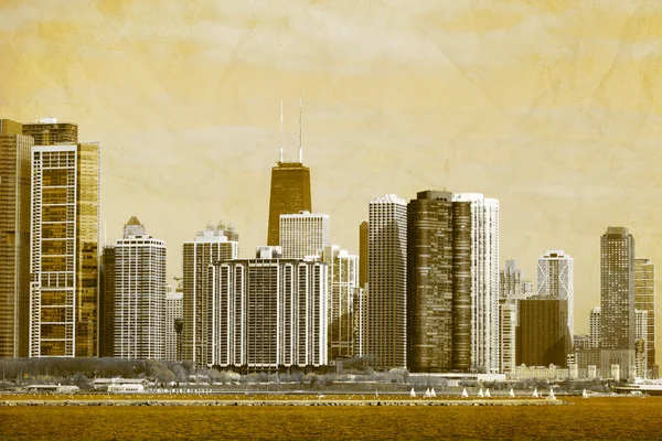 Винтажный дизайн - Чикаго — стоковое фото