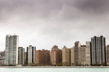 Apartments on Lake Shore Drive clipart