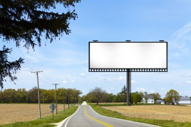büyük metal reklam billboard işareti