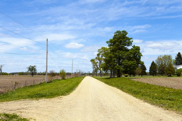 Country Road - Loose Gravel — Stock Photo, Image