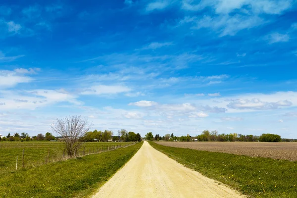 Country Road - Loose Gravel Royalty Free Stock Images
