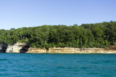 üst Yarımadası (resimde rocks) - michigan, ABD