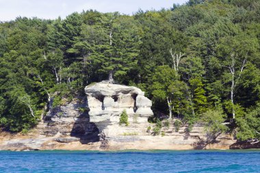 üst Yarımadası (resimde rocks) - michigan, ABD