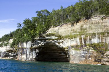 üst Yarımadası (resimde rocks) - michigan, ABD