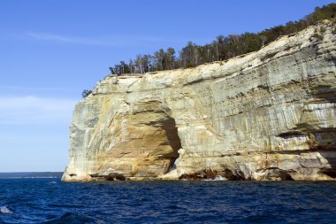 üst Yarımadası (resimde rocks) - michigan, ABD