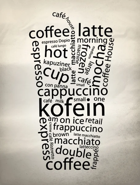 Cartaz Coffe — Fotografia de Stock