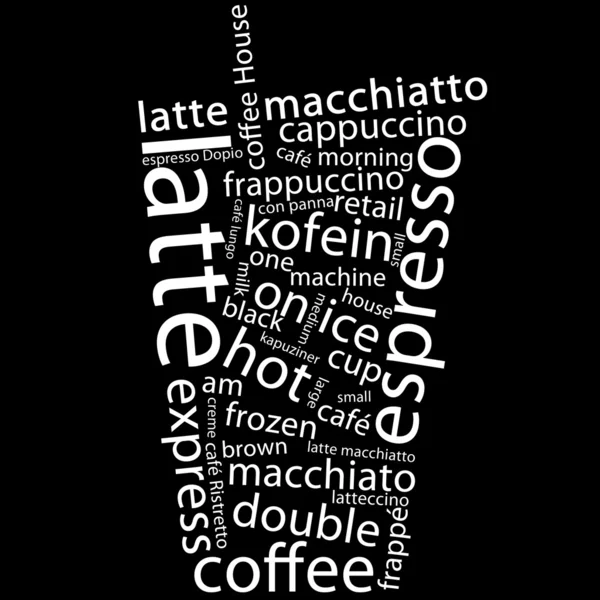 Cartaz Coffe — Fotografia de Stock