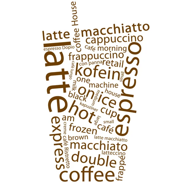 Etiquetas de café — Foto de Stock