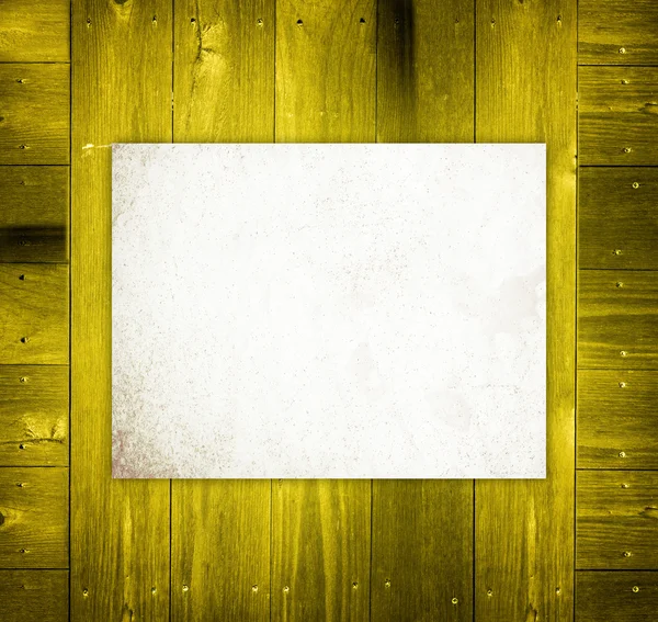 Empty Board on wooden Background — Stock Photo, Image