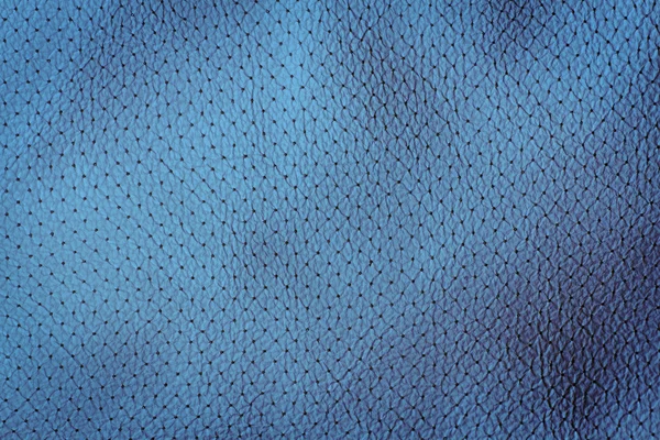 Interior Design - Blue Leather — Stock Photo, Image