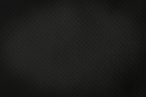 Interior Design - Black Leather — Stock Photo, Image