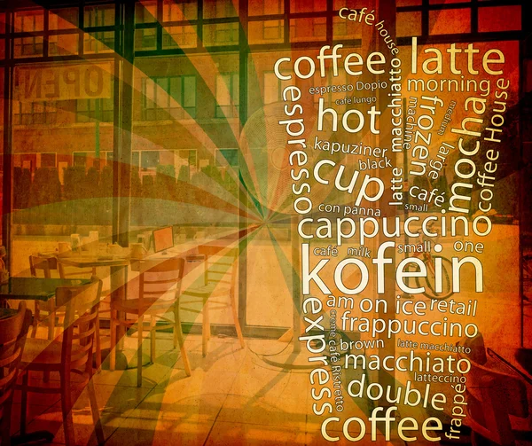 Menú Café —  Fotos de Stock