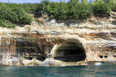 üst Yarımadası (resimde rocks) - michigan, ABD