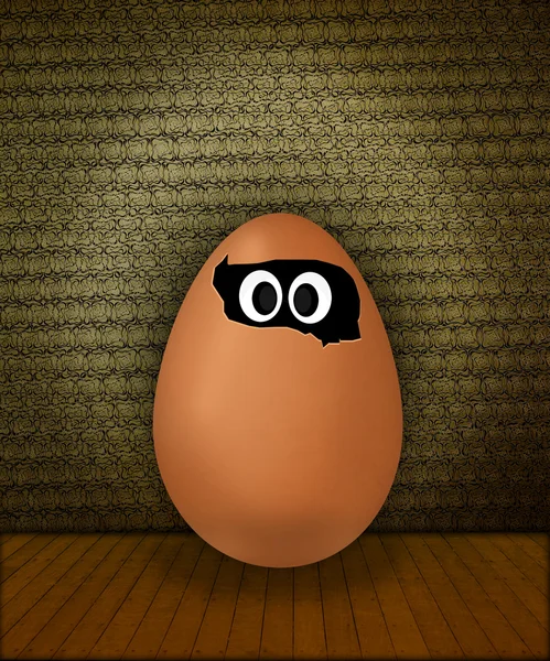 Funny easter egg — Stock Photo, Image